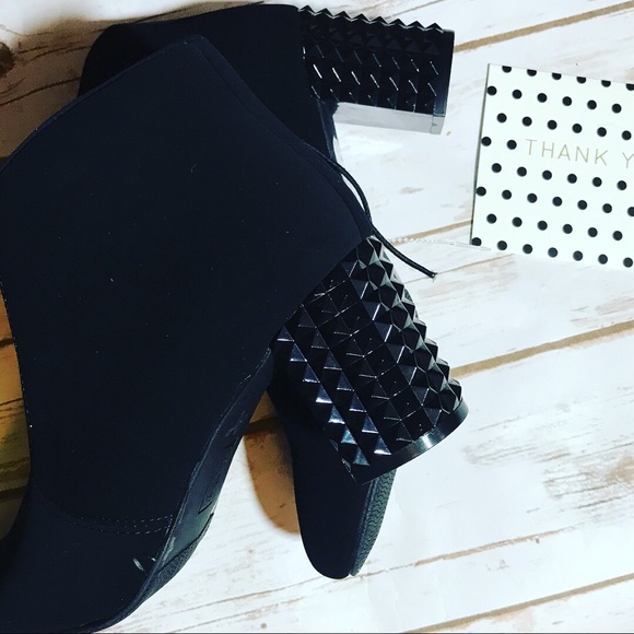 NWOB Madeline Stuart Studded Heel Bootie - Picture 5 of 6